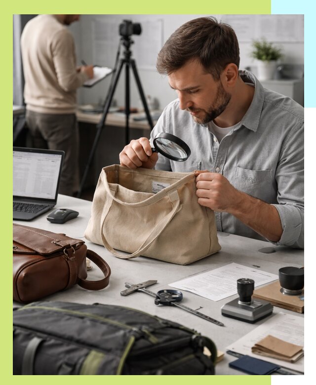 Сертификация сумок в Щекине, оформление и получение сертификатов