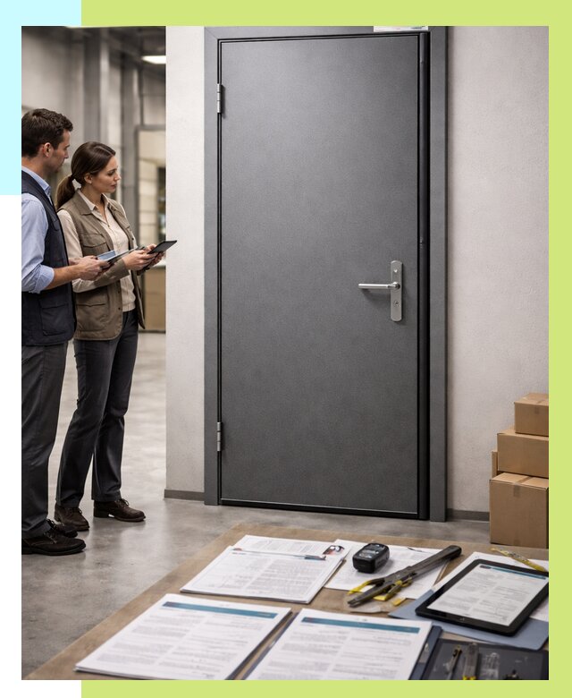 Сертификация противопожарных дверей в Щекине от 9263 р. | Алешин-Екн