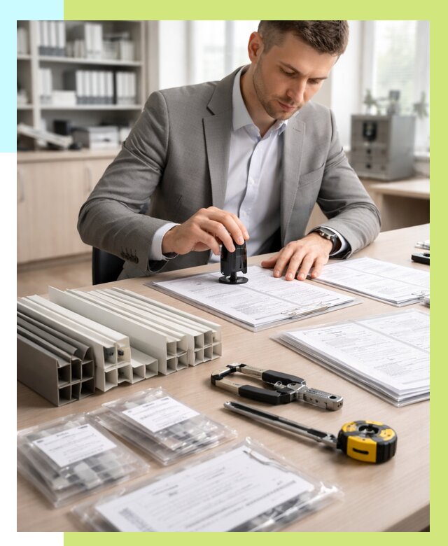 Сертификация ПВХ продукции в Щекине от 8748 р., Алешин-Екн