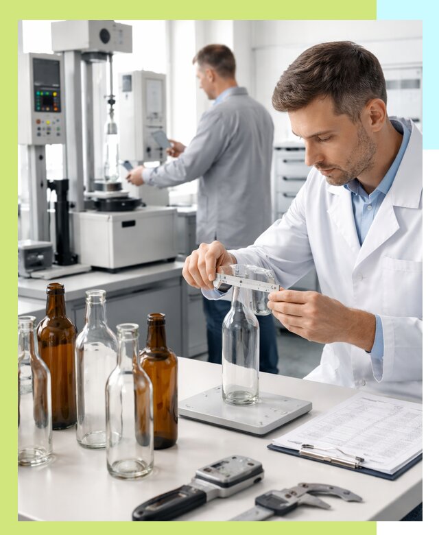 Сертификация стеклянных бутылок и сопутствующей упаковки в Щекине