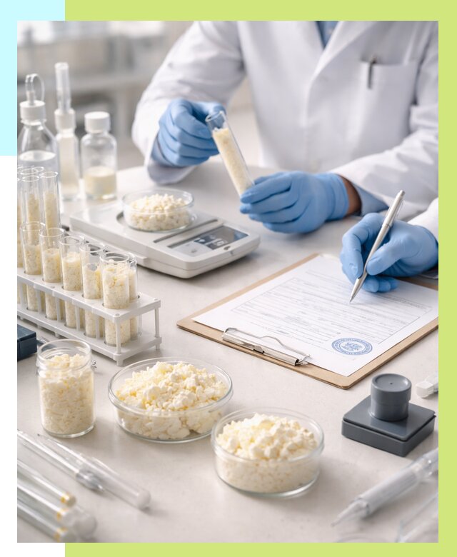 Сертификация творога в Щекине от 12350 р. под ключ | Алешин-Екн
