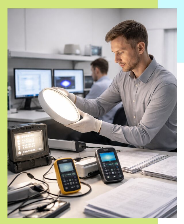 Сертификация светильников в Щекине: испытания и оформление