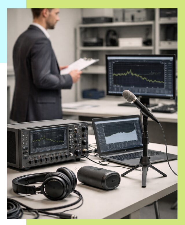 Сертификация аудиотехники в Щекине от 15438 р., Алешин-Екн