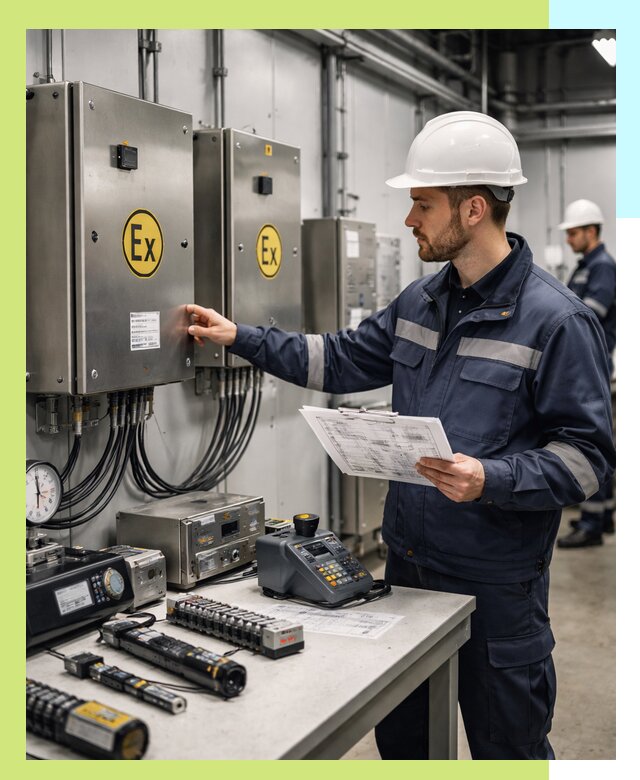 Сертификат взрывозащиты промышленного оборудования в Щекине