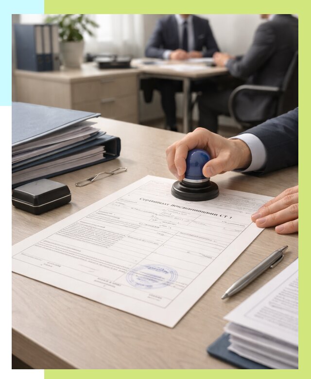 Сертификат происхождения СТ 1 в Щекине от 4631 р. | Алешин-Екн