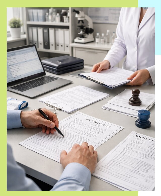 Оформление сертификата GMP в Щекине для фармпроизводства