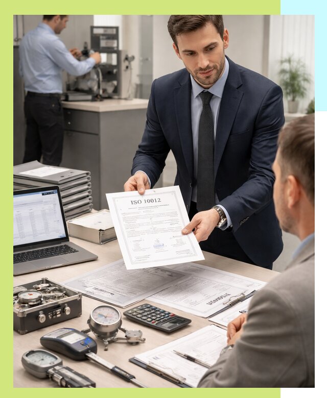 Выдача сертификата ISO 10012 по требованиям метрологии в Щекине