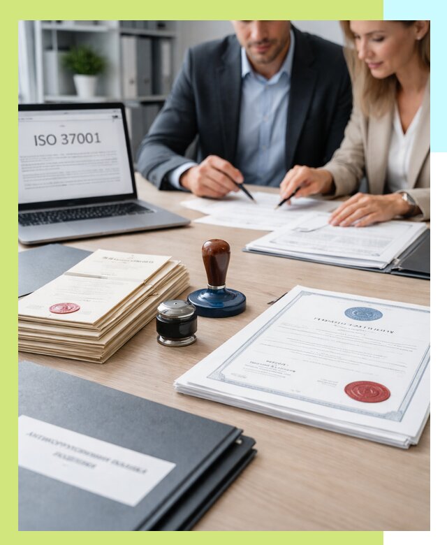 Получение сертификата ISO 37001 по системе борьбы с коррупцией в Щекине